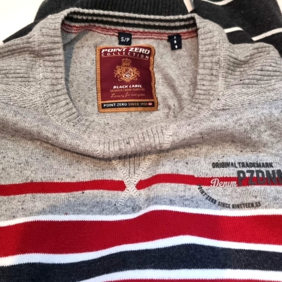 3/$40 Sale! Point Zero Striped Sweater - Picture 6 of 8